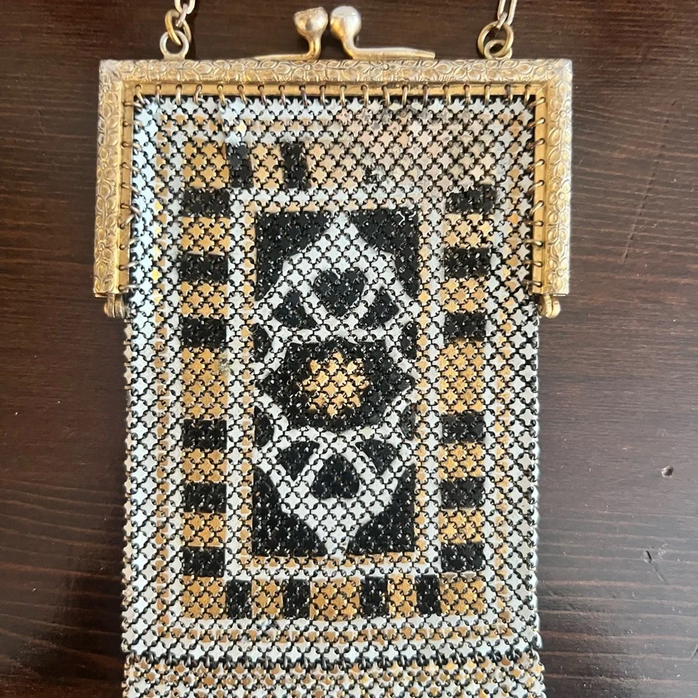 Rare Vintage Whiting and Davis “Elsah” Metal Mesh Evening Bag - Picture 7 of 8
